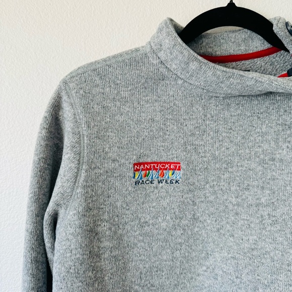 Nantucket Race Week Gray Pullover - Picture 2 of 8